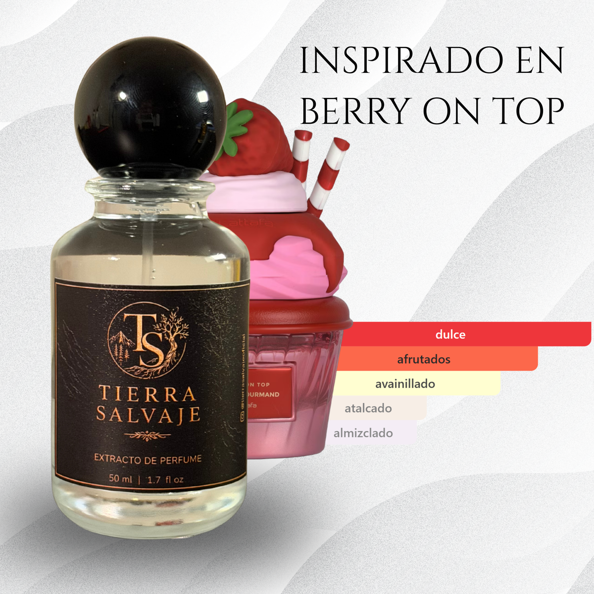 AMORA | inspirado en Berry On Top Lattafa Perfumes