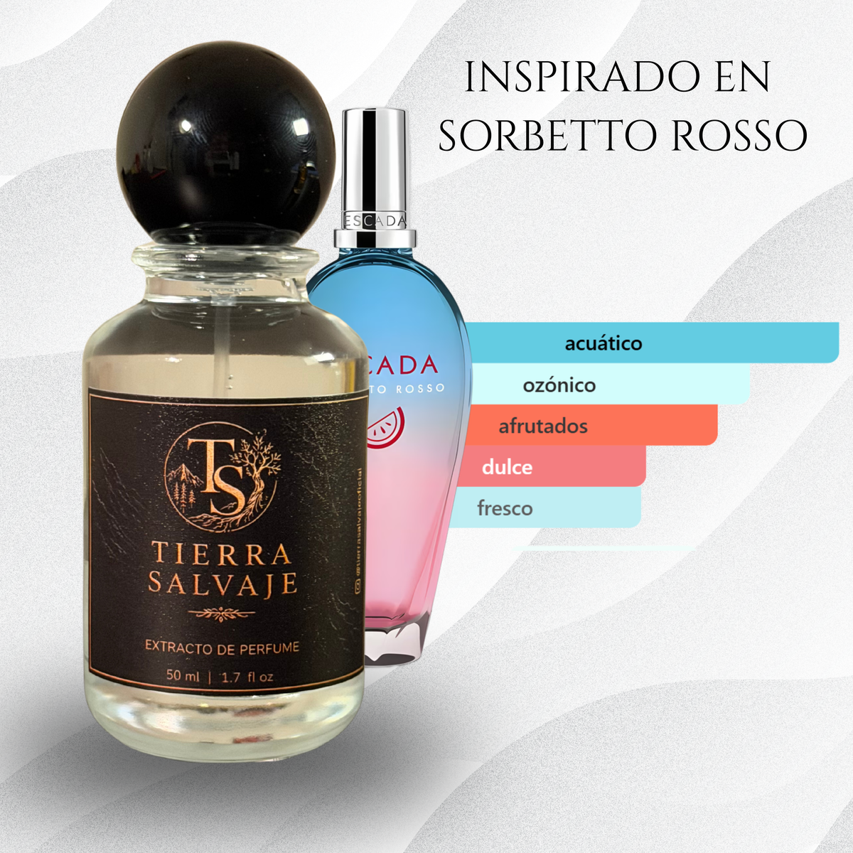SORBETTO | inspirado en Sorbetto Rosso Escada